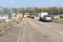The incident happened on the site of an adjacent new factory being built for Gower View Foods