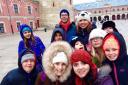 Julie Brace, Catrin Gwyn and Rhys Phillips along with eight children travelled to Poland and had a  wonderful time, seeing the sights of the city, visiting the school, and making new friends