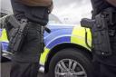An online survey into Dyfed-Powys Police officers carrying guns may have been "skewed" by a social media website