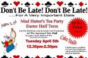 Don't miss the Mad Hatter's Tea Party at the Amman Civic Hall this Easter holidays