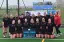Newcastle Emlyn Ladies Hockey Club secured promotion to Premier 2 League after a win over Bridgend