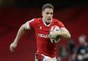 Keiran Hardy in Six Nations action for Wales