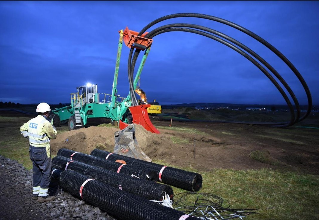 ATP in action cable-ploughing (pic courtesy of ATP and free for use for all BBC wire partners)
