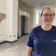 Lisa Jones, the owner of Diod, who will occupy the cafe at the restored Llandeilo market hall (pic by Richard Youle and free for use for all BBC wire partners)