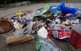 A number of residents were fined for litter