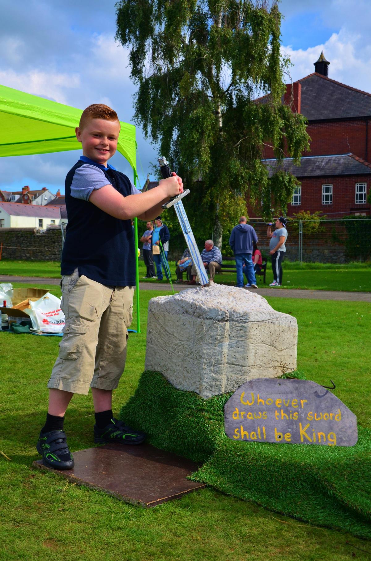 Josh Logue Age 10, from Ammanford finds out if he has what it takes to be King. Pic: Melissa Lewis