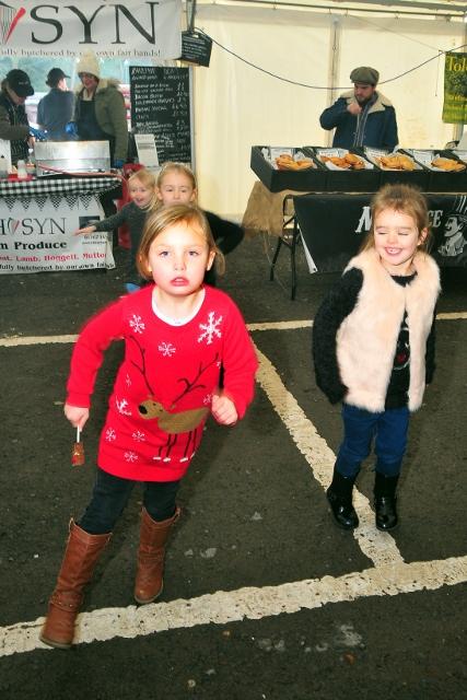 Children dancing at Llandeilo's Festival of the Senses.  Picture by Mark Davies