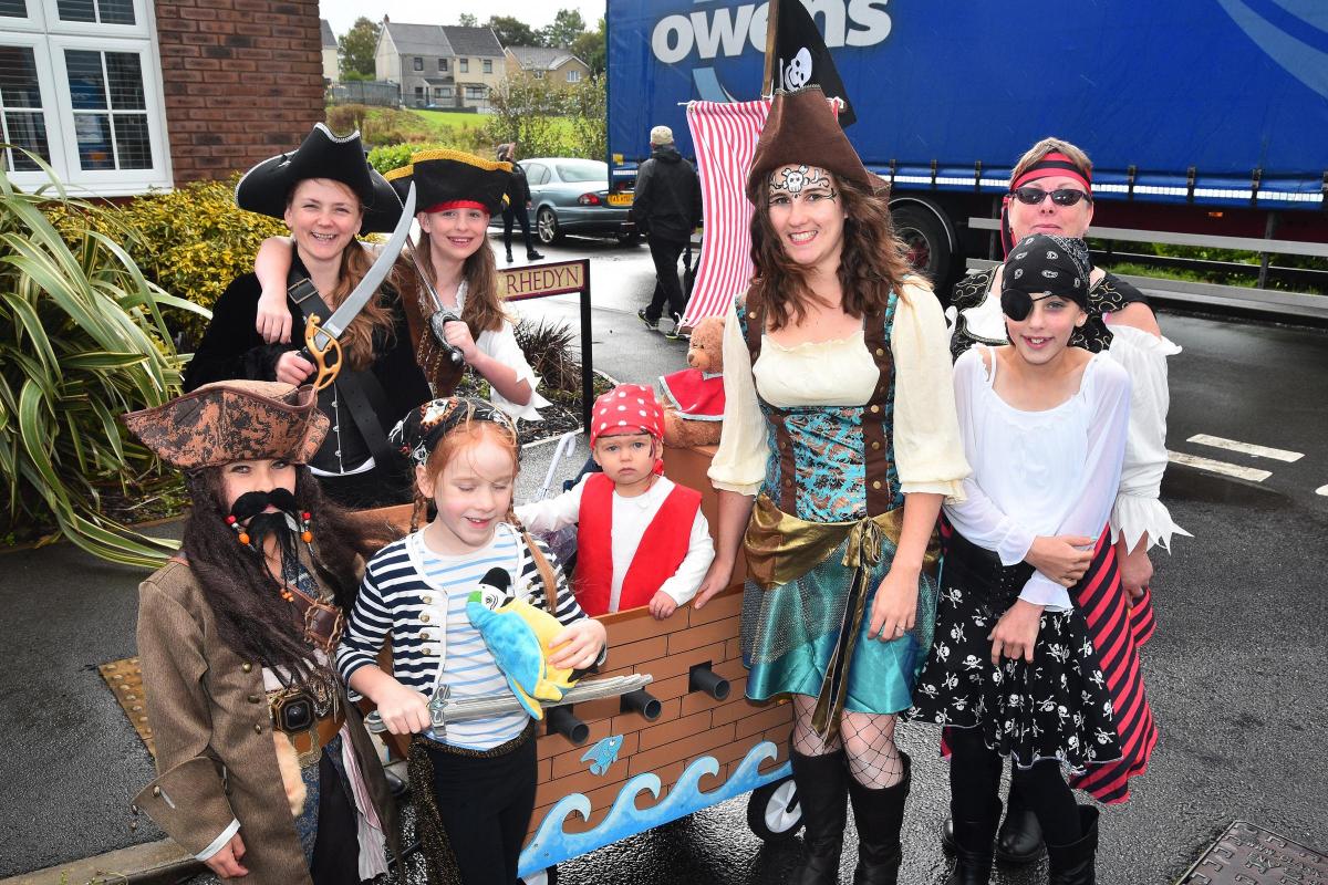 Shiver me timbers - it's Gorslas Brownies and Rainbows. Pic:Mark Davies.