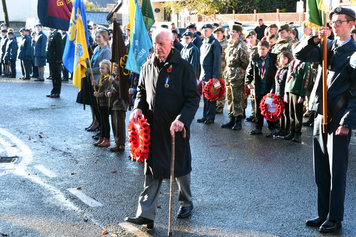 Ammanford gathers to remember its fallen heroes.