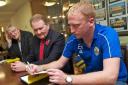 Eifion Rogers at a book signing