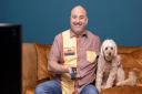 Wynne Evans, along with his dog Ginny