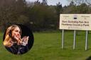 Lucie Jones (inset. Picture: Danny Kaan) is among a summer of events at Pembrey Country Park. (Main image: Google Street View)