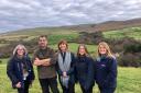 Jane Dodds visited Blaencennan Farm in Llangadog with Lesley Griffiths and representatives from NFU
