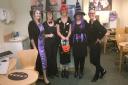 SEEING GHOSTS: Specsavers staff raised £430 for Velindre Cancer Centre with events culminating in a Halloween fun-day.