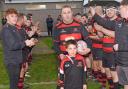 Dai Lloyd was given a guard of honour as he led Llandybie RFC out for his final game