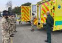 Fifty troops from 4 Regiment Royal Logistic Corp will drive ambulances across Wales from Tuesday having undergone training at Newport’s Raglan Barracks on the weekend.