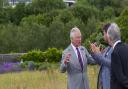 Prince Charles enjoying his visit to the National Botanic Garden