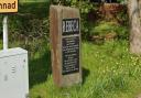 The stone marking the location of the Rbecca Riots in Pontarddulais. Picture: Google Street View