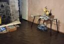 A flooded room inside the Ystradgynlais property (Image: Go4Marketing)
