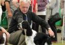 Gareth Lawler at a dog show. Picture: Wales News Service