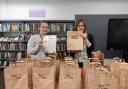 Newtown-based Cultivate gave 50 soup bags to people living in Ystradgynlais at Powys County Council's Cost of Living Crisis support day.