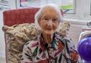 Mary Keir on her 111th birthday.