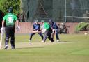 Ammanford's cricketers in action at The Park this season.