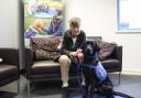 Liz's life has been turned around thanks to assistance dog Russell following the retirement of her last assistance dog Duffy. Picture: Support Dogs.