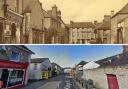 Almost a century between these pictures of Llandovery's Kings Road.