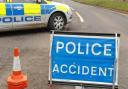 Police are at the scene of a crash on the A474