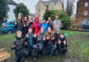 Pontarddulais children helped Keep Wales Tidy create the new garden.