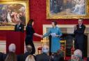 Gill Adams received her award from the Princess Royal