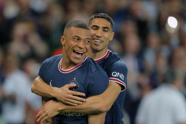 Paris St Germain’s Kylian Mbappe scored a hat-trick in a 5-0 victory over Metz