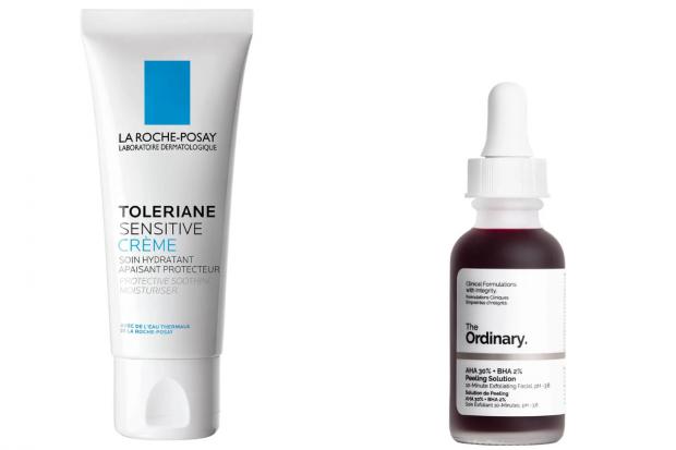 South Wales Guardian:  La Roche-Posay Toleriane Moisturizer and The Ordinary peelign Solution. Credit: LOOKFantastic