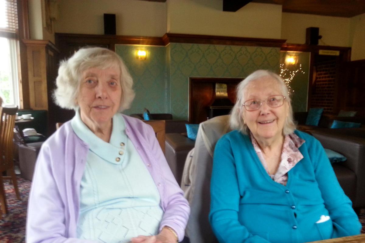 Britain's oldest twins celebrate their 102nd birthdays with cheese sandwiches