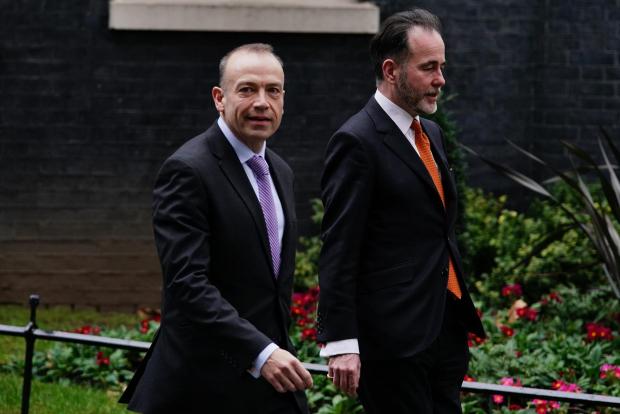 South Wales Guardian: Chief whip Chris Heaton-Harris and former deputy chief whip Chris Pincher (Aaron Chown/PA)