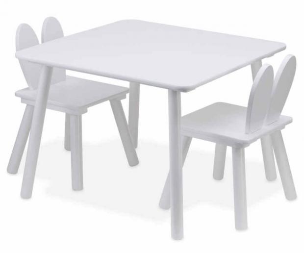South Wales Guardian: Kids’ Wooden Table and Chairs Set (Aldi)