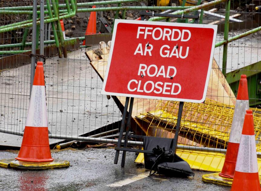 Key Lower Brynamman route closed after ground collapse | South Wales Guardian 