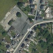 Penrhos primary school Ystradgynlais Site from Grid Reference UK.