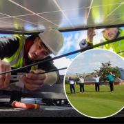 Installers, Ice Solar and inset - Garnant Golf Club