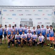 The 20-strong group took part in the Race to the Stones, a 100km ultra-marathon