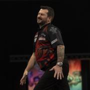 Jonny Clayton missed out in the quarter-finals of the Cazoo Grand Slam of Darts with a defeat to fellow Welshman Gerwyn Price. PIC: LAWRENCE LUSTIG