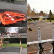Ammanford Park and playground, which could soon be in line for a major facelift