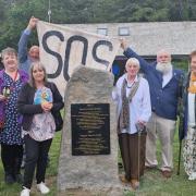 The Save Our Sands campaign has been remembered in a new standing stone memorial at Pembrey Country Park