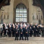 South Wales Police special offices visit Westminster to receive an award