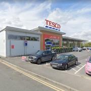 The incident happened at Tesco in Ammanford.