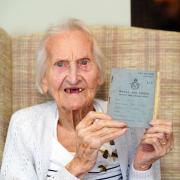Margaret Terry receives wartime schillings