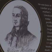 The grave of William Williams at Llanfair ar y Bryn Church, Llandovery..