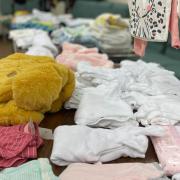 Some of the clothes donated to the project