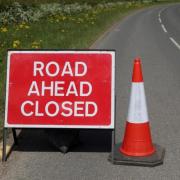 The road will be closed for around three weeks.
